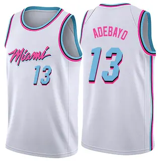 Men's Bam Adebayo Miami Heat Nike Swingman White Jersey - City Edition