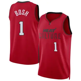 Men's Chris Bosh Miami Heat Nike Swingman Red 2024/25 City Edition Jersey
