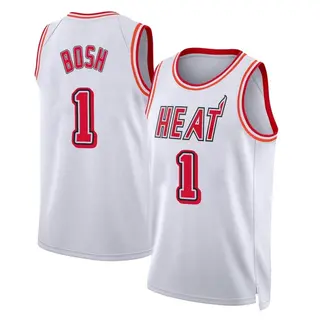 Men's Chris Bosh Miami Heat Nike Swingman White Classic Edition 2022/23 Jersey