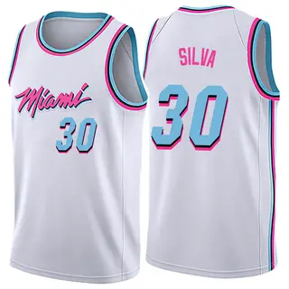 Men's Chris Silva Miami Heat Nike Swingman White Jersey - City Edition