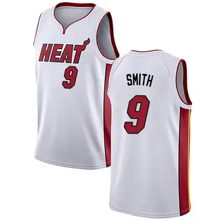 Men's Dru Smith Miami Heat Nike Swingman White Jersey - Association Edition