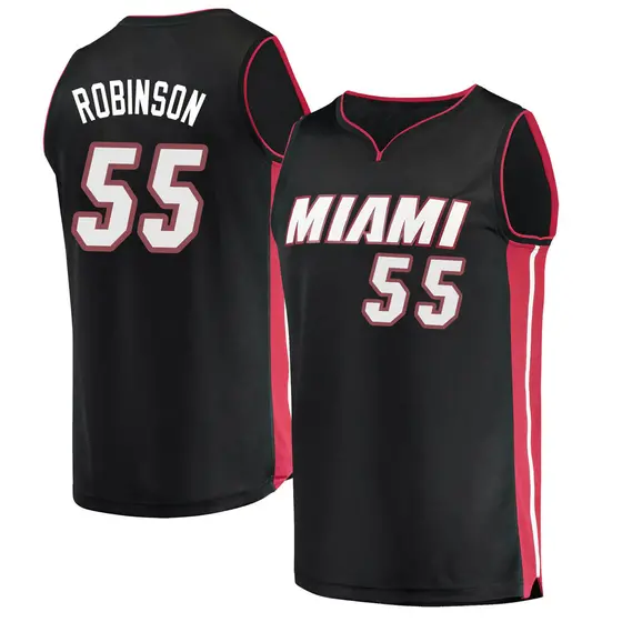 Men's Duncan Robinson Miami Heat Fanatics Branded Swingman Black Fast Break Jersey - Icon Edition