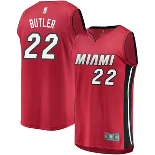 Men's Jimmy Butler Miami Heat Fanatics Branded Red Fast Break Jersey - Statement Edition
