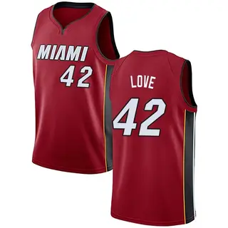 Men's Kevin Love Miami Heat Nike Swingman Red Jersey - Statement Edition