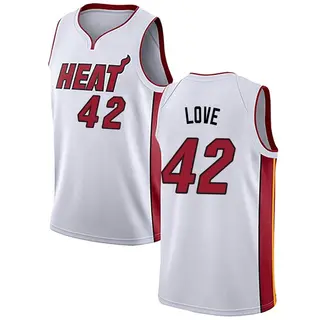 Men's Kevin Love Miami Heat Nike Swingman White Jersey - Association Edition