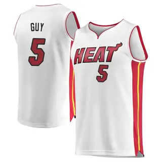 Men's Kyle Guy Miami Heat Fanatics Branded White Fast Break Jersey - Association Edition