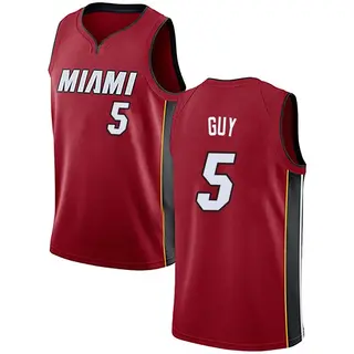 Men's Kyle Guy Miami Heat Nike Swingman Red Jersey - Statement Edition