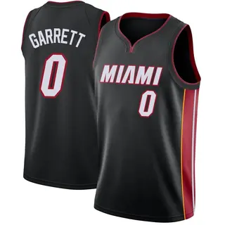 Men's Marcus Garrett Miami Heat Nike Swingman Black Jersey - Icon Edition