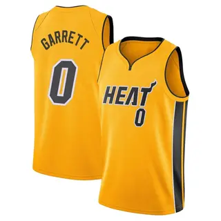Men's Marcus Garrett Miami Heat Nike Swingman Gold 2020/21 Jersey - Earned Edition
