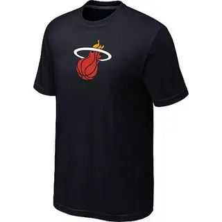 Men's Miami Heat Black Big & Tall Primary Logo T-Shirt -