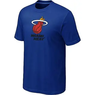 Men's Miami Heat Blue Big & Tall Primary Logo T-Shirt -