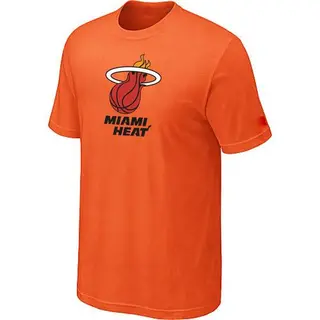 Men's Miami Heat Orange Big & Tall Primary Logo T-Shirt -