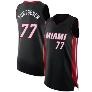 Men's Omer Yurtseven Miami Heat Nike Authentic Black Jersey - Icon Edition