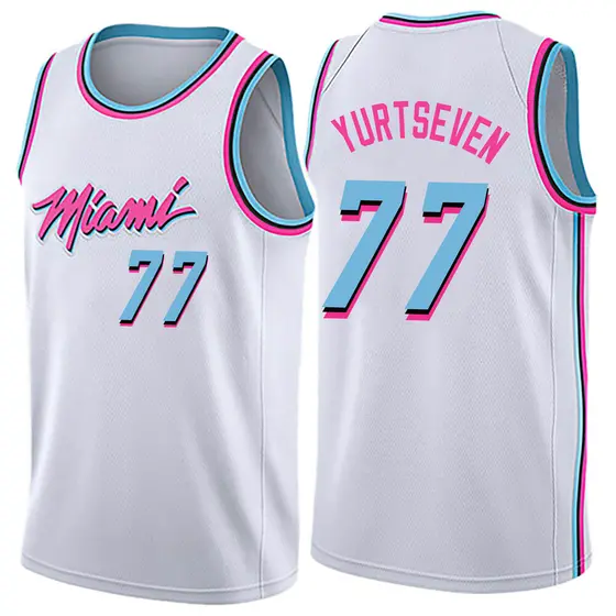 Men's Omer Yurtseven Miami Heat Nike Swingman White Jersey - City Edition