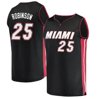 Men's Orlando Robinson Miami Heat Fanatics Branded Fast Break Black Jersey - Icon Edition