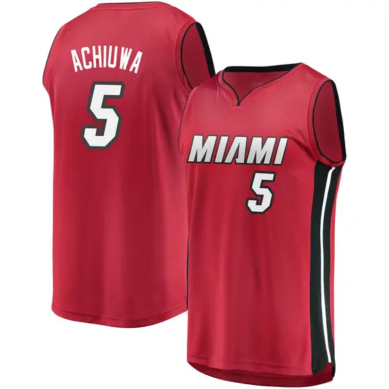 Big & Tall Men's Precious Achiuwa Miami Heat Fanatics Branded Swingman ...