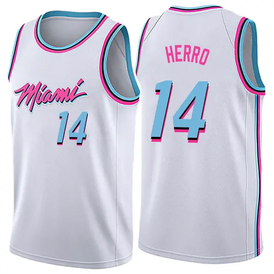 Men's Tyler Herro Miami Heat Nike Swingman White Jersey - City Edition