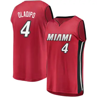 Men's Victor Oladipo Miami Heat Fanatics Branded Red Fast Break Jersey - Statement Edition