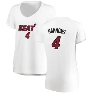 Women's A.J. Hammons Miami Heat Fanatics Branded White Fast Break Jersey - Association Edition