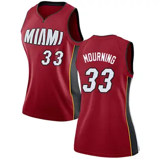 Women's Alonzo Mourning Miami Heat Nike Swingman Red Jersey - Statement Edition