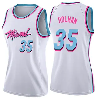 Women's Aric Holman Miami Heat Nike Swingman White Jersey - City Edition