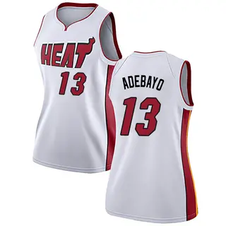 Women's Bam Adebayo Miami Heat Nike Swingman White Jersey - Association Edition