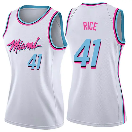 Women's Glen Rice Miami Heat Nike Swingman White Jersey