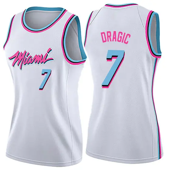 Women's Goran Dragic Miami Heat Nike Swingman White Jersey - City Edition