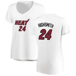 Women's Haywood Highsmith Miami Heat Fanatics Branded White Fast Break Jersey - Association Edition