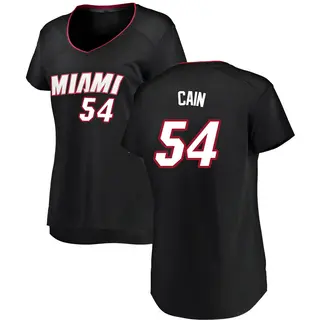 Women's Jamal Cain Miami Heat Fanatics Branded Fast Break Black Jersey - Icon Edition