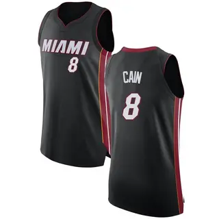 Women's Jamal Cain Miami Heat Nike Swingman Black Jersey - Icon Edition