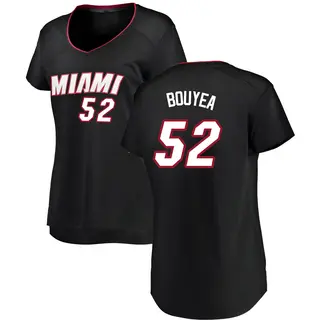 Women's Jamaree Bouyea Miami Heat Fanatics Branded Fast Break Black Jersey - Icon Edition
