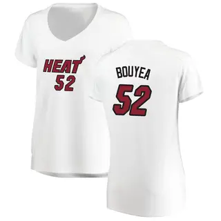 Women's Jamaree Bouyea Miami Heat Fanatics Branded Fast Break White Jersey - Association Edition