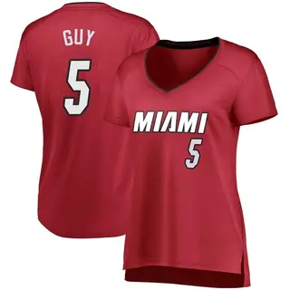 Women's Kyle Guy Miami Heat Fanatics Branded Fast Break Wine Jersey - Statement Edition