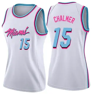 Women's Mario Chalmer Miami Heat Nike Swingman White Jersey - City Edition