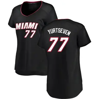 Women's Omer Yurtseven Miami Heat Fanatics Branded Black Fast Break Jersey - Icon Edition