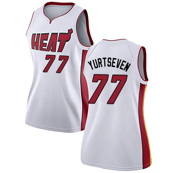 Women's Omer Yurtseven Miami Heat Nike Swingman White Jersey - Association Edition