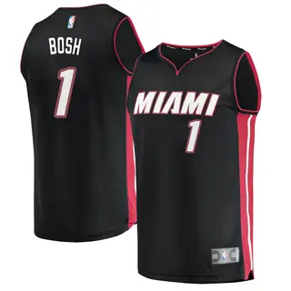 Youth Chris Bosh Miami Heat Fanatics Branded Black Fast Break Jersey - Icon Edition