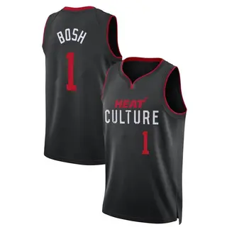 Youth Chris Bosh Miami Heat Nike Swingman Black 2023/24 City Edition Jersey