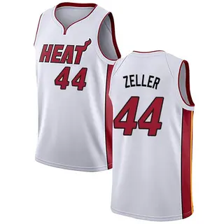 Youth Cody Zeller Miami Heat Nike Swingman White Jersey - Association Edition