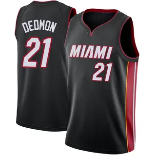 Youth Dewayne Dedmon Miami Heat Nike Swingman Black Jersey - Icon Edition