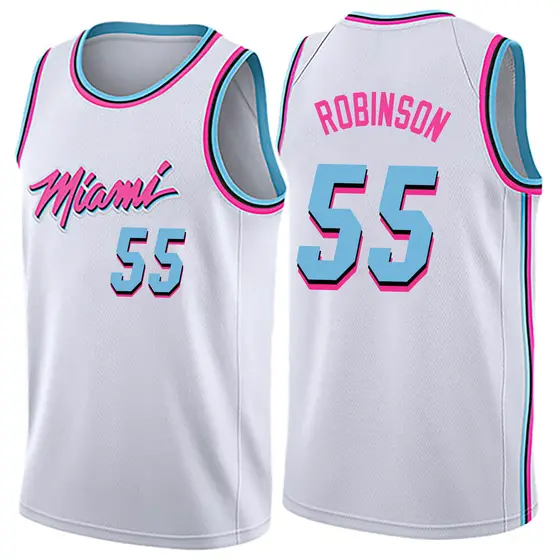 Youth Duncan Robinson Miami Heat Nike Swingman White Jersey - City Edition