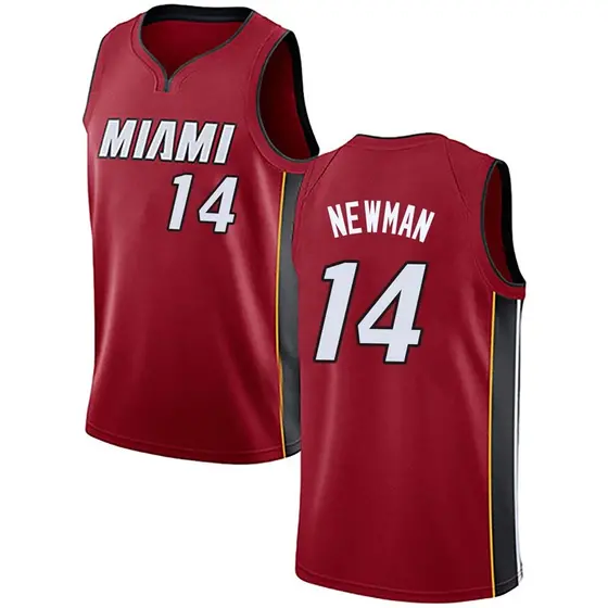 Youth Malik Newman Miami Heat Nike Swingman Red Jersey - Statement Edition