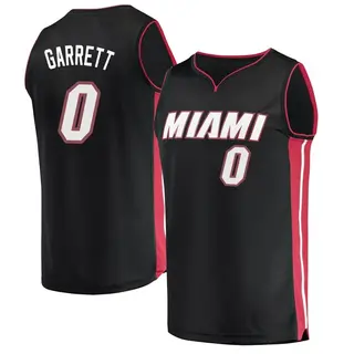 Youth Marcus Garrett Miami Heat Fanatics Branded Black Fast Break Jersey - Icon Edition