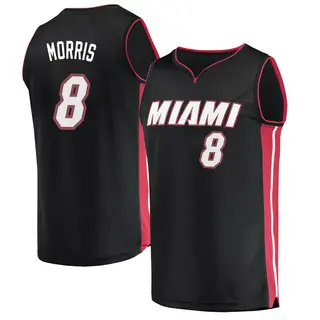 Youth Markieff Morris Miami Heat Fanatics Branded Black Fast Break Jersey - Icon Edition