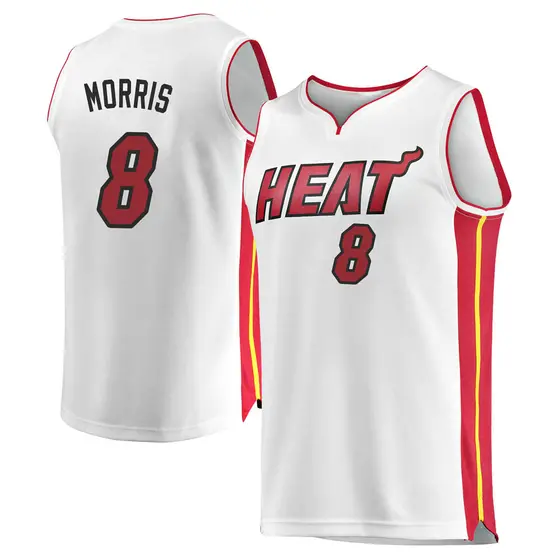 Youth Markieff Morris Miami Heat Fanatics Branded White Fast Break Jersey - Association Edition
