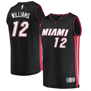 Youth Matt Williams Jr. Miami Heat Fanatics Branded Black Fast Break Jersey - Icon Edition