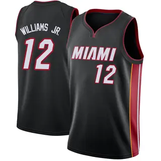 Youth Matt Williams Jr. Miami Heat Nike Swingman Black Jersey - Icon Edition