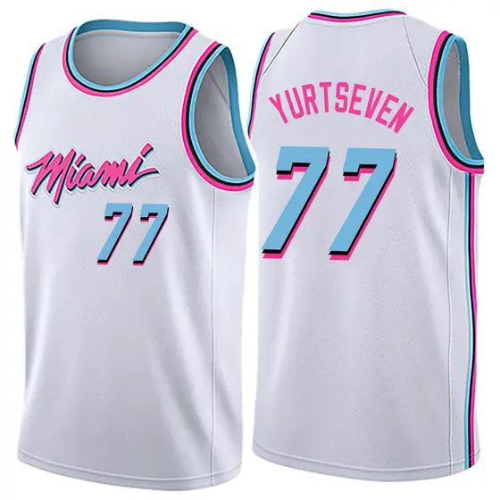 Youth Omer Yurtseven Miami Heat Nike Swingman White Jersey - City Edition