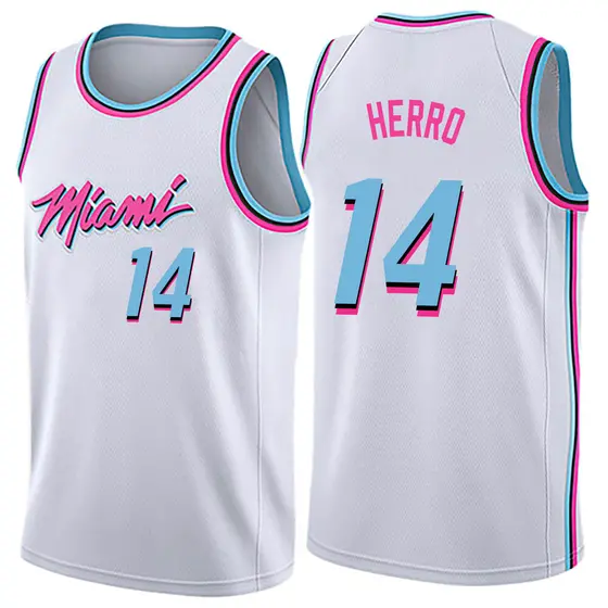 Youth Tyler Herro Miami Heat Nike Swingman White Jersey - City Edition